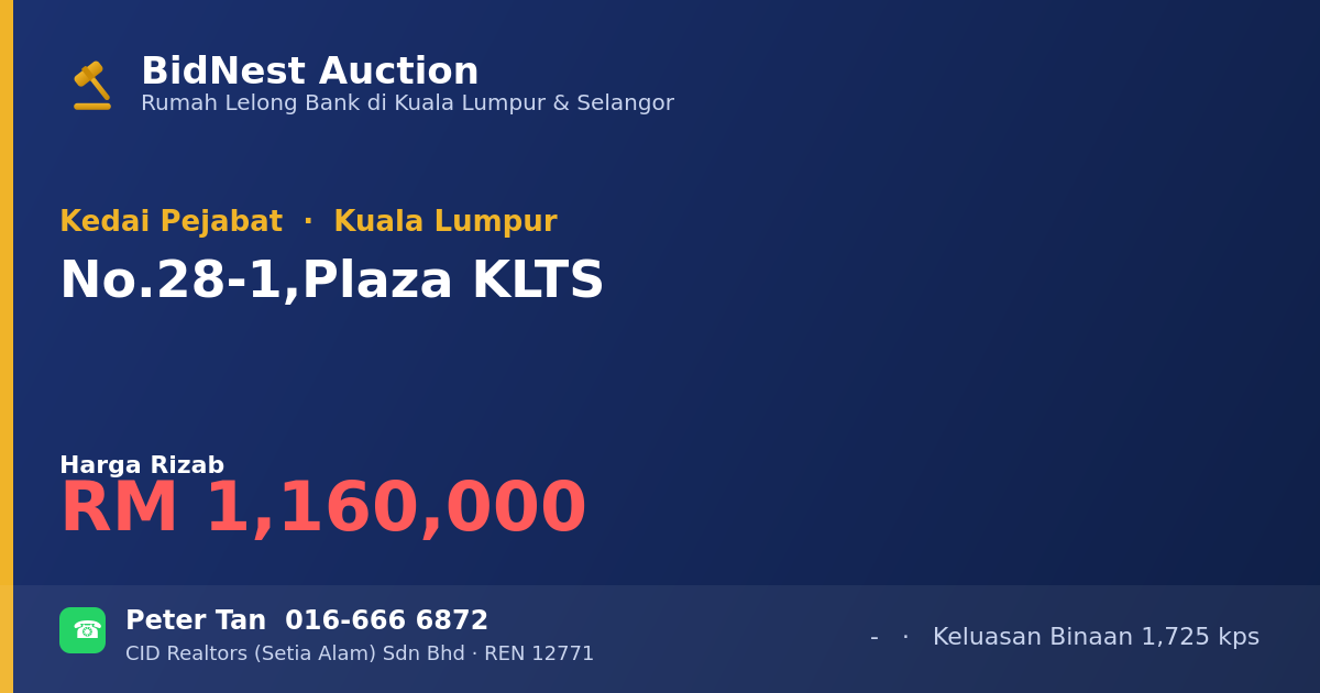 Kedai Pejabat · No. 28-1, Plaza KLTS