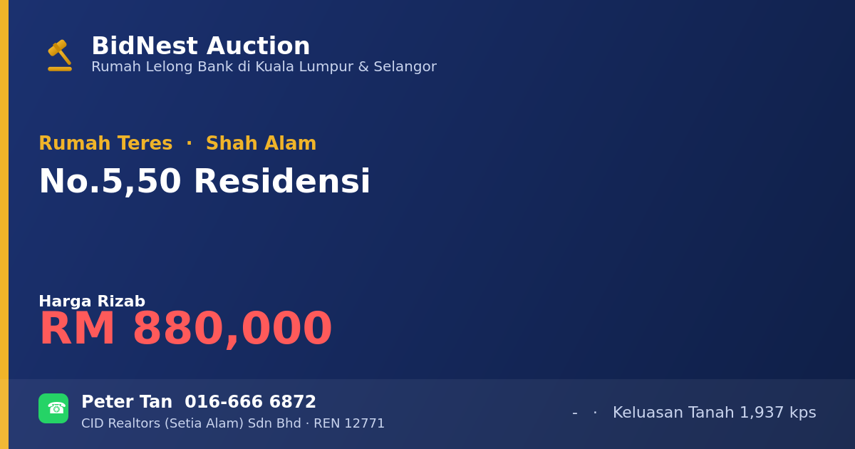 Rumah Teres · No. 5, 50 Residensi