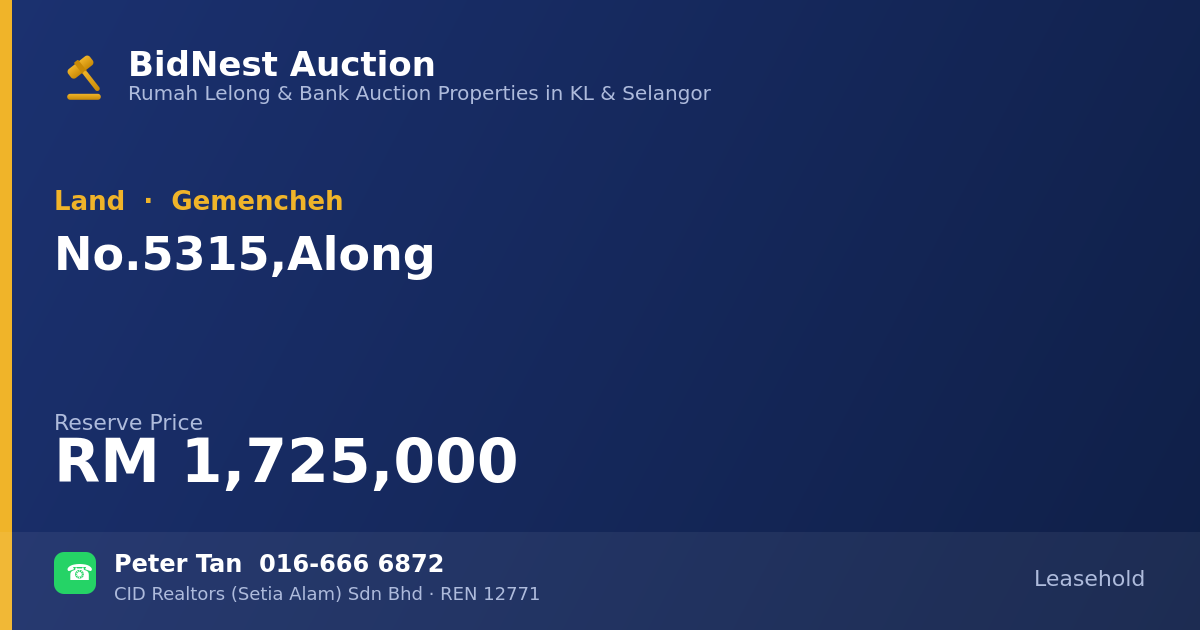 Land · No. 5315, Along
