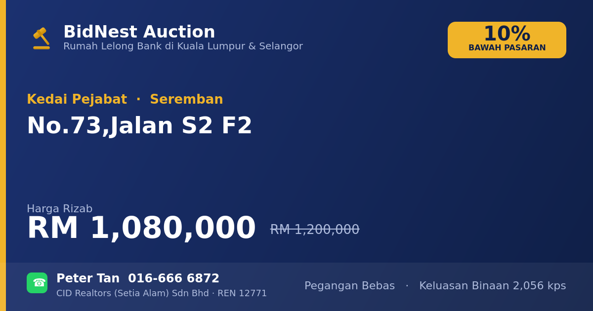 Kedai Pejabat · No. 73, Jalan S2 F2